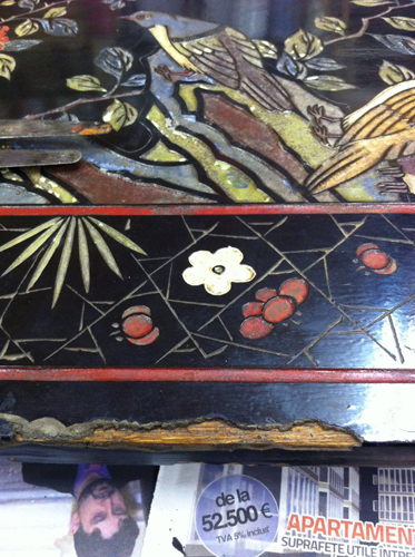 fase proceso restauracion laca china