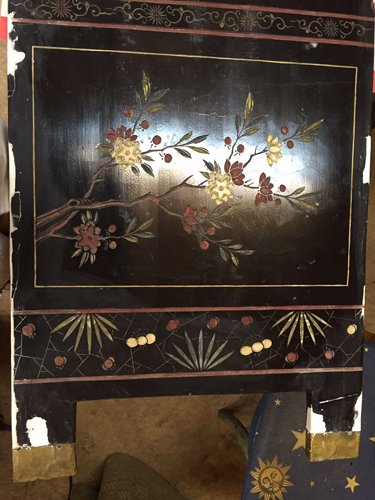 fase proceso restauracion laca china