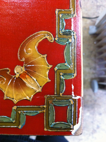 fase proceso restauracion laca china