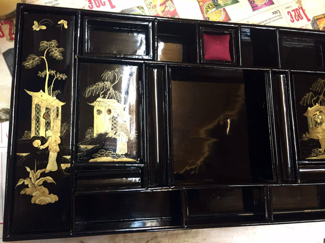 fase proceso restauracion laca china