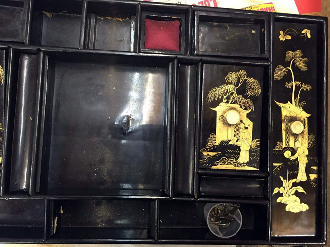 fase proceso restauracion laca china