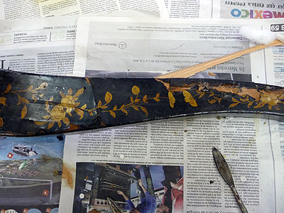 fase proceso restauracion laca china