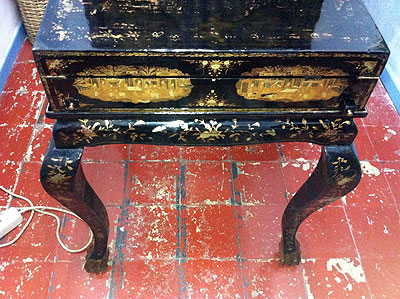 fase proceso restauracion laca china