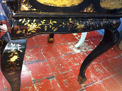 fase proceso restauracion laca china