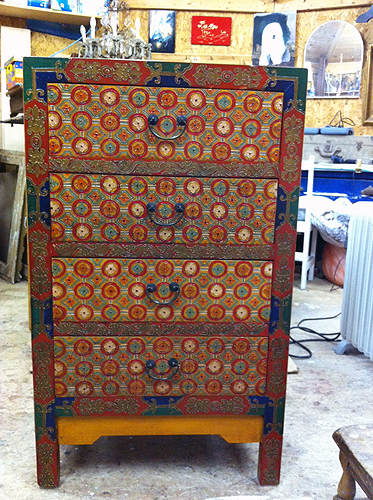 fase proceso restauracion laca china