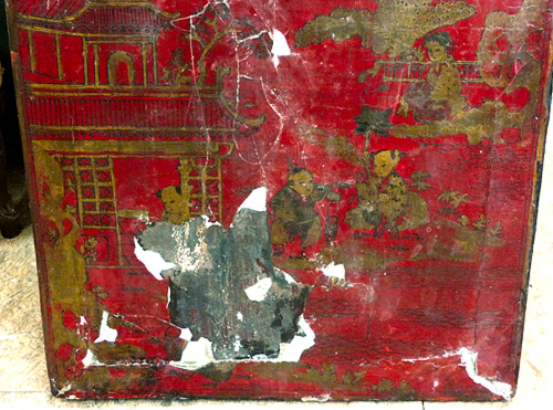 fase proceso restauracion laca china