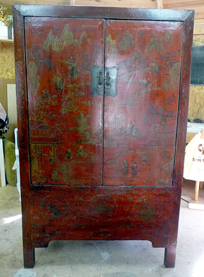 fase proceso restauracion laca china