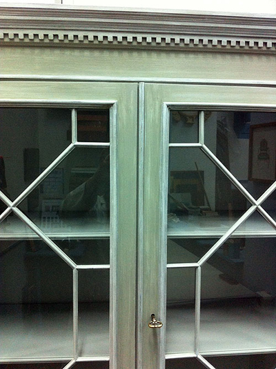 pintura decorativa alacena