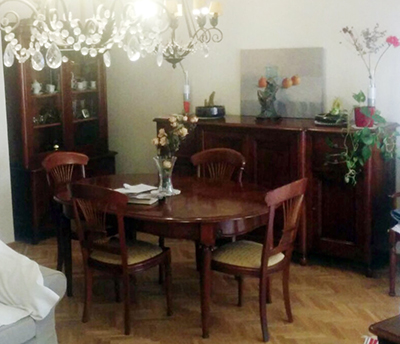 pintura decorativa salon comedor