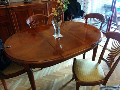 pintura decorativa salon comedor