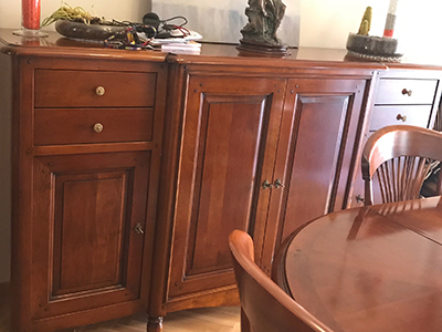 pintura decorativa salon comedor