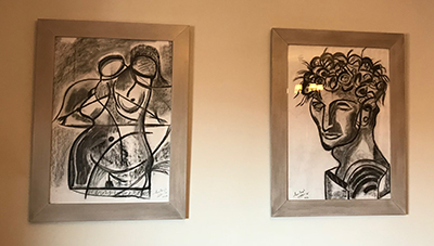 pintura decorativa salon comedor