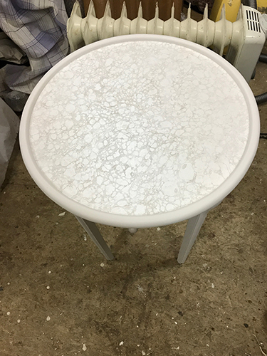 pintura decorativa salon comedor