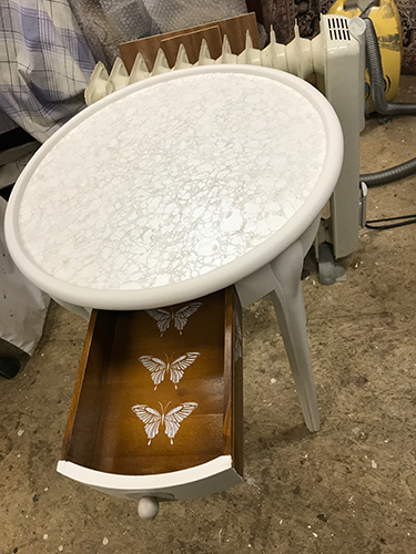 pintura decorativa salon comedor