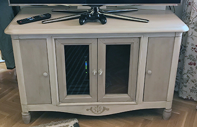 pintura decorativa salon comedor