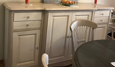 pintura decorativa salon comedor