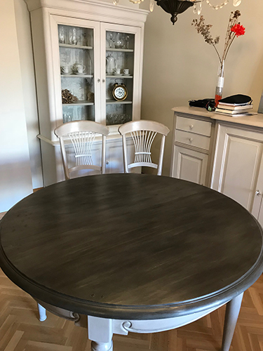 pintura decorativa salon comedor