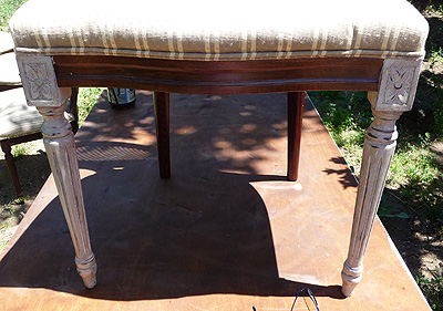 pintura decorativa sillas rejilla