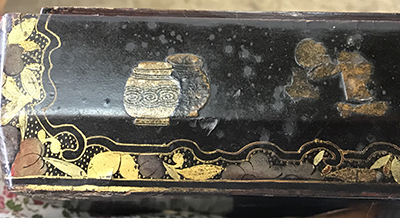restauracion caja laca china