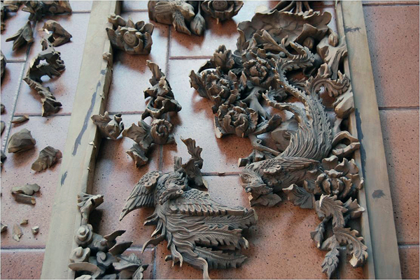 restauraci&oacute;n talla madera